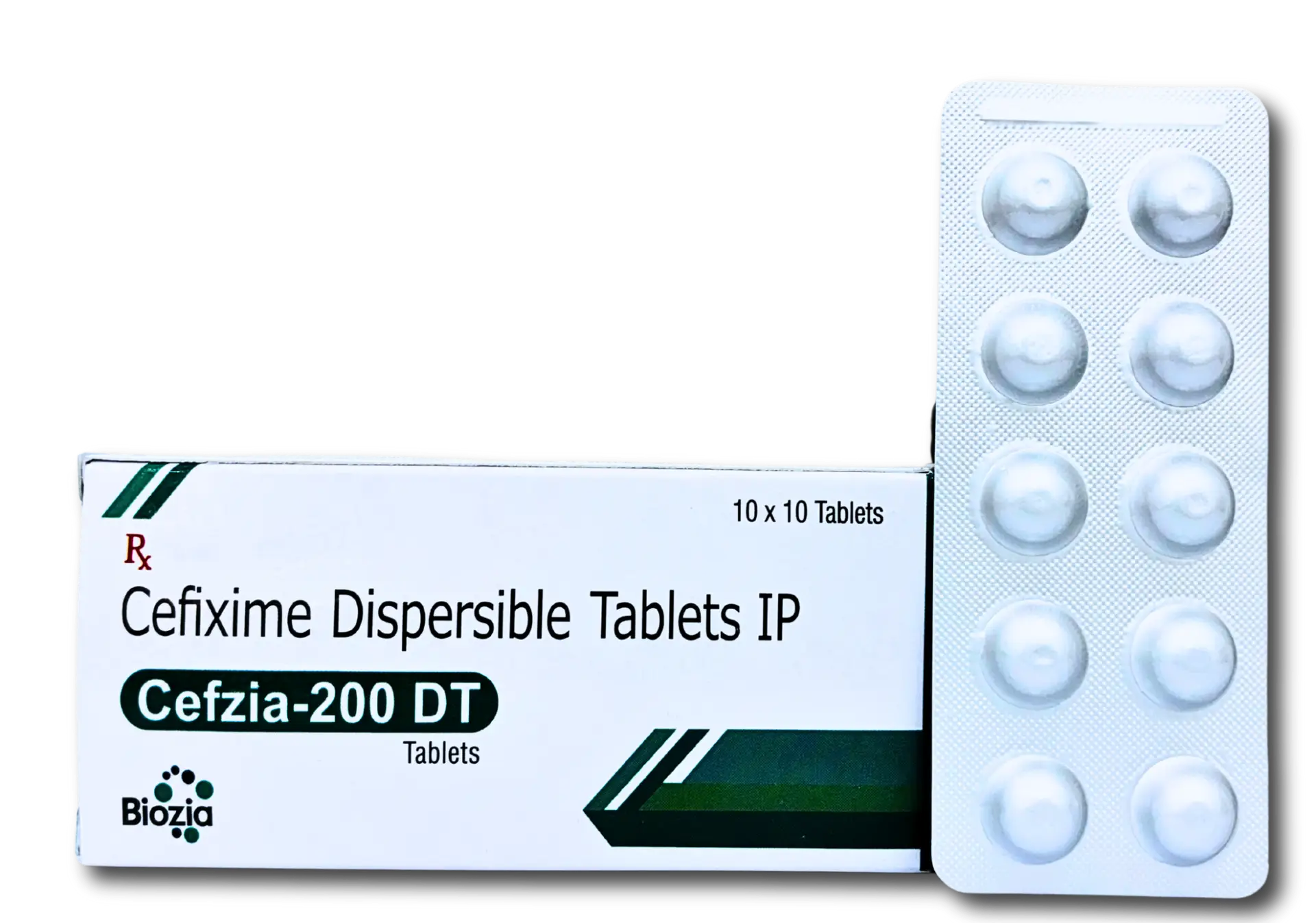 View of cefzia-200 DT | Cefixime 200mg Tablet