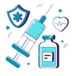 Injection along with syringe
