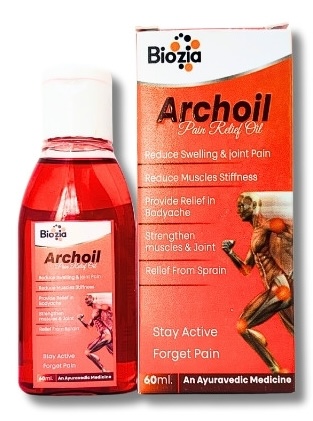 Pain Relief Oil for Joint, Muscle & Back Pain | Archoil – Fast Ayurvedic Relief | Biozia Lifesciences