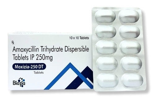 amoxycillin 250mg | Moxizia 250 DT | Biozia Lifesciences
