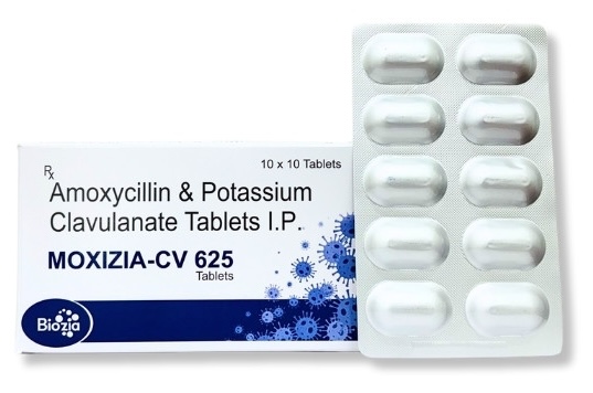 moxizia cv 625 | amoxi clav 625 | Biozia lifesciences