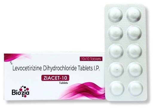 Drug Levocetirizine | Ziacet 10 | Biozia Lifesciences