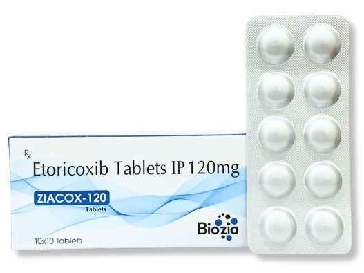 etoricoxib 120 mg | ziacox 120 | Biozia Lifesciences