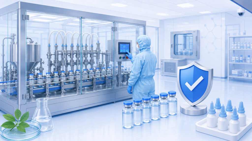 Sterile pharmaceutical manufacturing under WHO-GMP