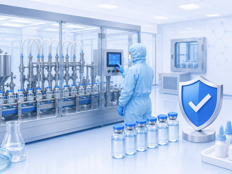 Sterile pharmaceutical manufacturing under WHO-GMP