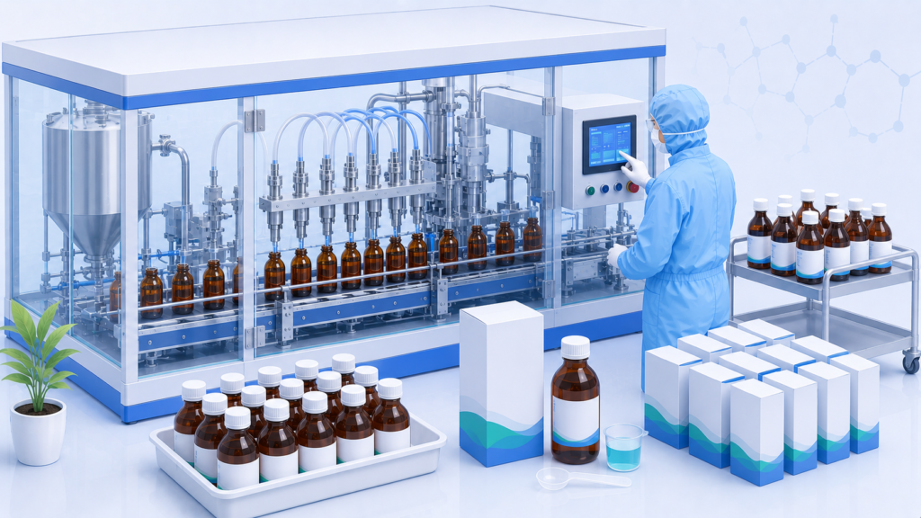 Syrup and suspension third party manufacturing in India
