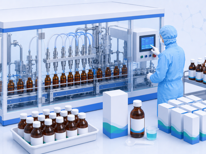 Syrup and suspension third party manufacturing in India