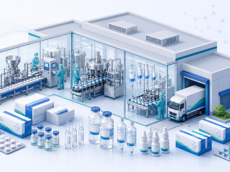 Third-party pharma manufacturing facility in India