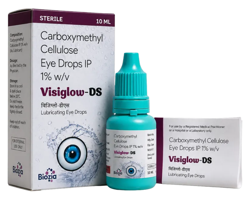 Visiglow DS Eye Drop - Carboxymethyl Cellulose 1% w/v