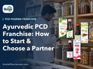 Organised herbal storeroom representing an Ayurvedic PCD franchise partner in India